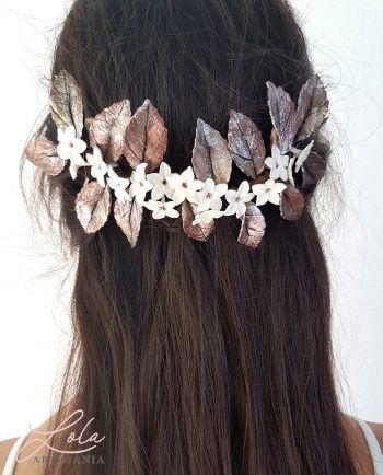 Otoño tocado de porcelana