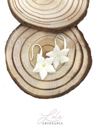 Pendiente Jazmín Plata (925)