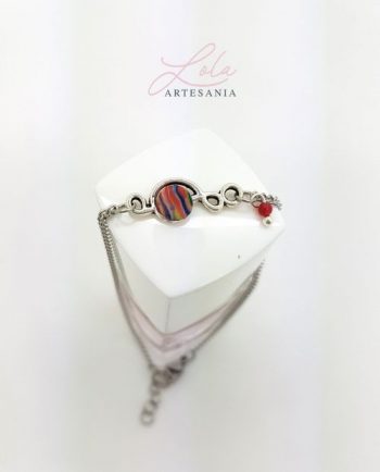 Pulsera Nota Musical Multicolor