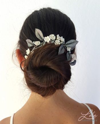 Tocado Bosque hecho a mano