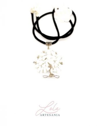 Cuarzo blanco Collar Meditación