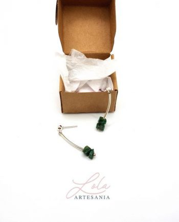 Pendientes Verdes Cuarzo