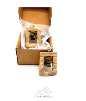 Pendiente Piedra Natural Colección 