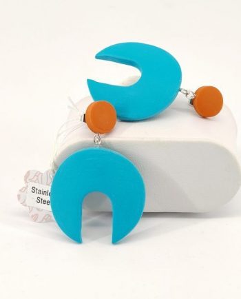 Maxi Pendientes Turquesa