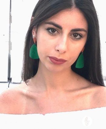 Maxi Pendientes de Triángulo Bicolor