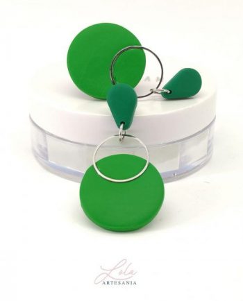 Pendientes Maxi Redondos Artesanales