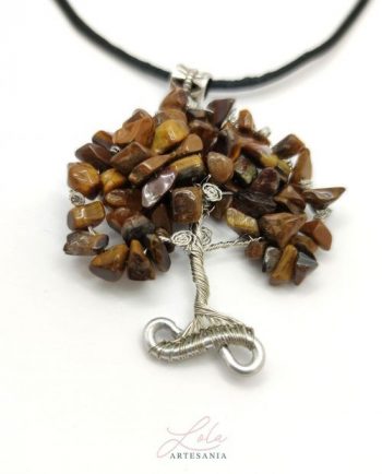 Ojo De Tigre Árbol Vida hecho artesanalmente