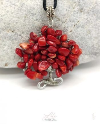 Árbol De Vida Coral Rojo