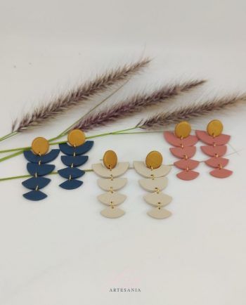 Pendientes Aztecas diseño de artesanía lola