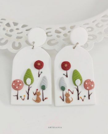 Pendientes De Gato Románticos