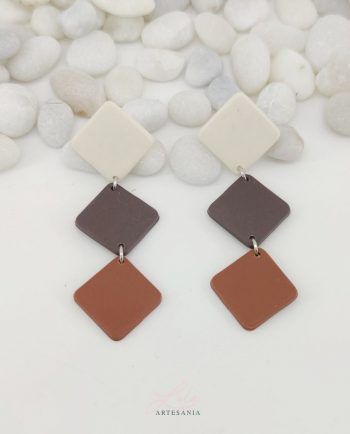 Pendientes cuadrados Largos