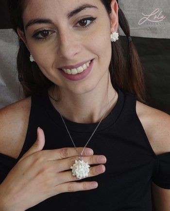 Colgante de Biznaga (acero) de Artesanía Lola