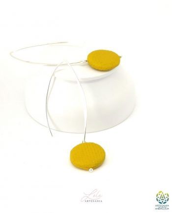 Pendientes Largos Mostaza