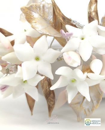 Tocado Dorado de Biznaga