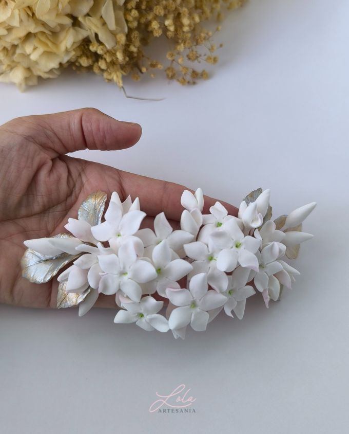 Tocado de Jazmín Para Novias - Imagen 2