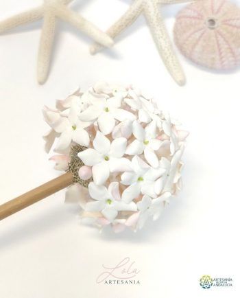 Biznaga Pequeña en Porcelana Fría hecha a mano por Artesanía lola