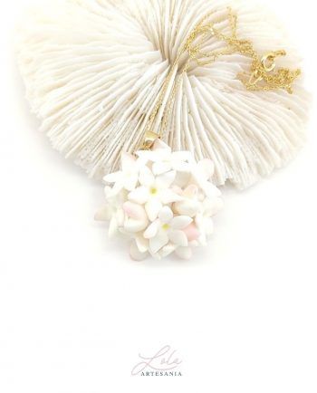 Colgante chapado en oro de Biznaga de artesanía Lola