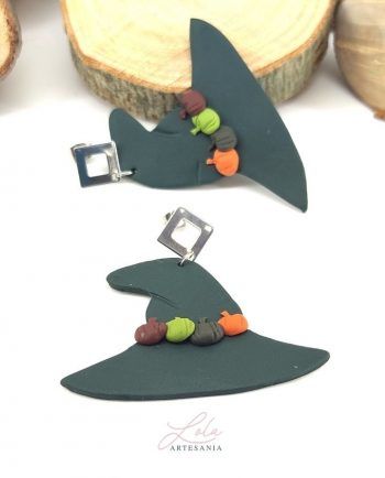 Pendientes Sombrero de Bruja