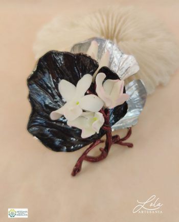 Biznaga Broche Alfiler Esmaltado de Artesanía Lola