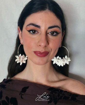 Aro Grande de Jazmín hecho a mano por Artesanía Lola